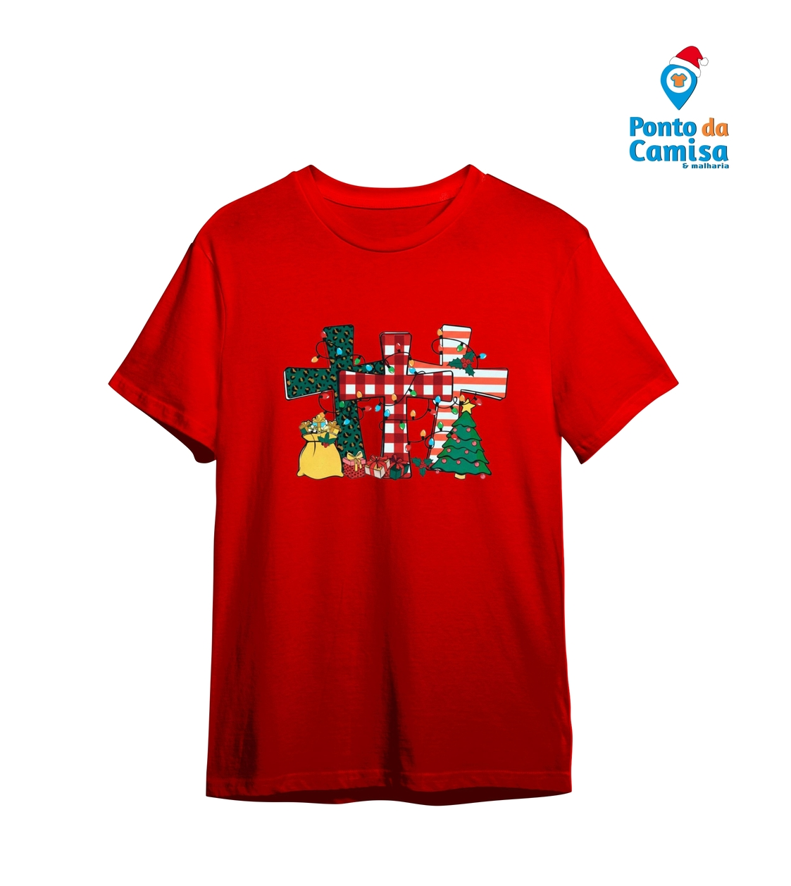 Camisa Natal - Cruz Decorada