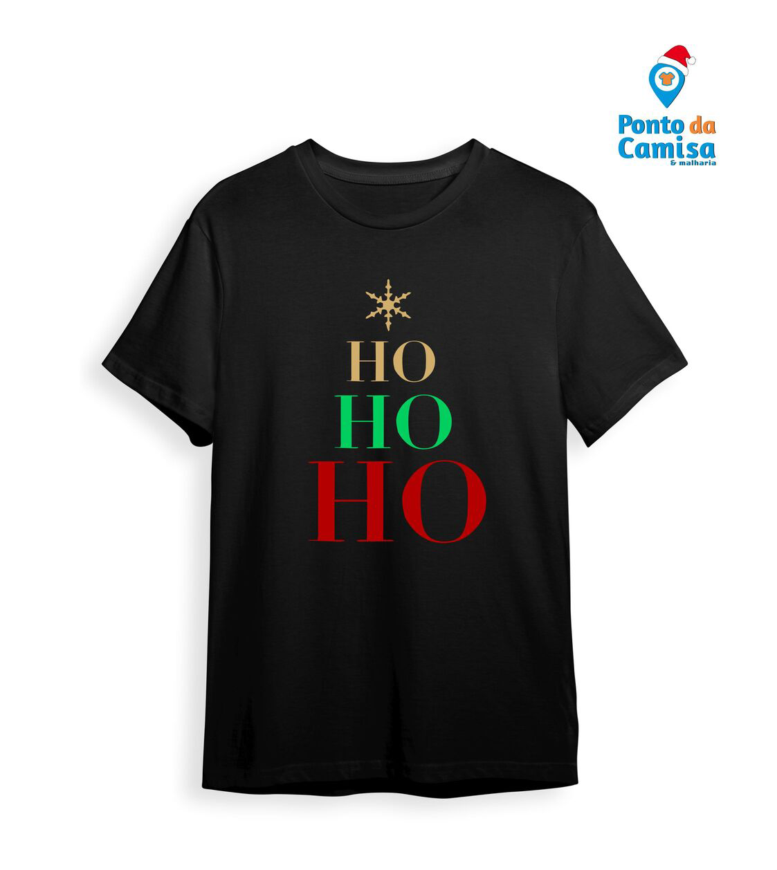 Camisa Natal - Ho Ho ho