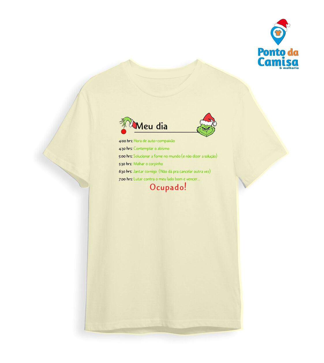 Camisa Natal - Meu Dia Grinch