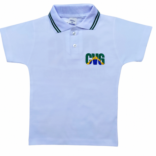 Camisa Polo - Branca - CVG