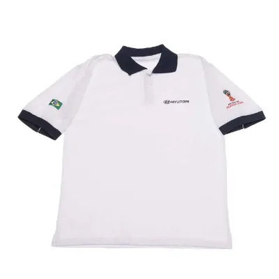 Camisa Polo Com Bordado no Peito e Manga