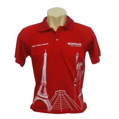 Camisa Polo Com Varias Tipos de Personalizacao