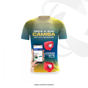 Camisa Tecido Dry-Fit Furadinho Dry-Fit 4x4 Sublimação Composição 100% Poliéster Gramatura 130g
