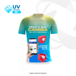 Camisa Tecido Dry-Fit UV+35 Dry-Fit 4x4 Sublimação Composição 100% Poliéster Gramatura 140g