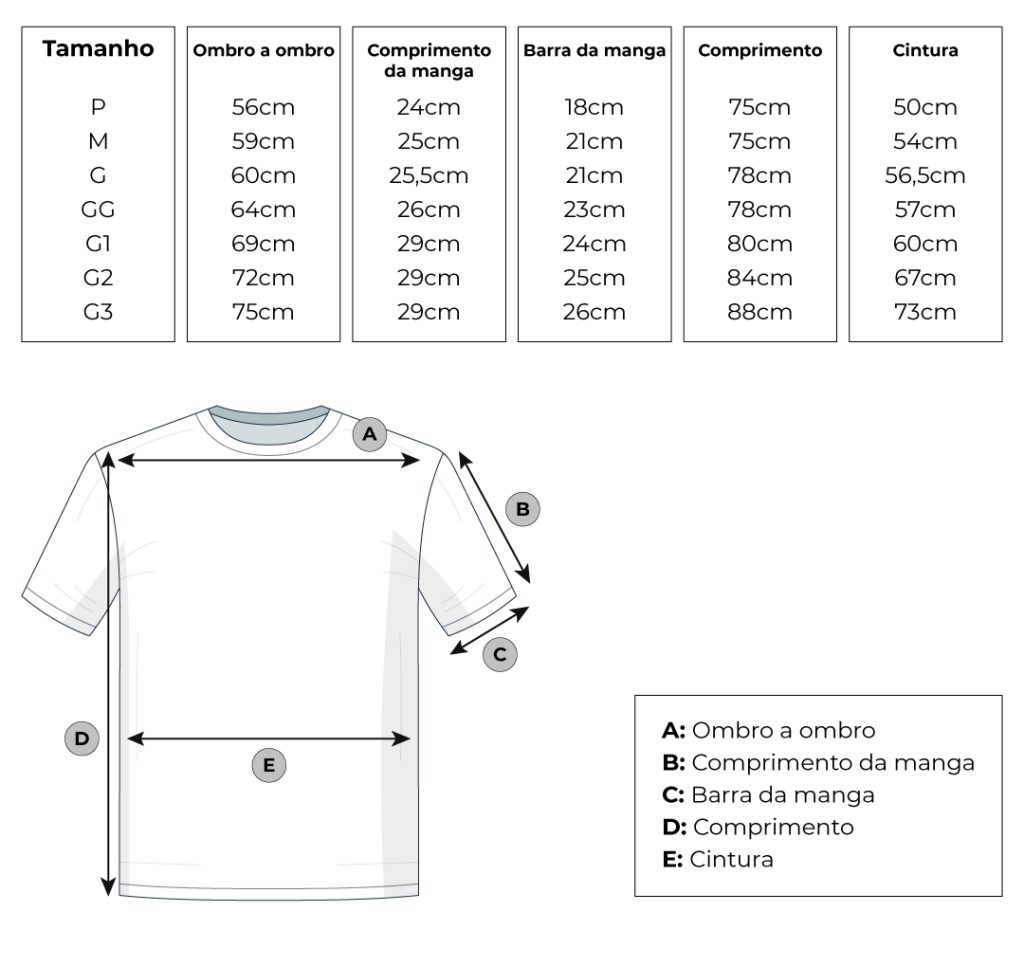 Camiseta Dry Fit - P Masculina