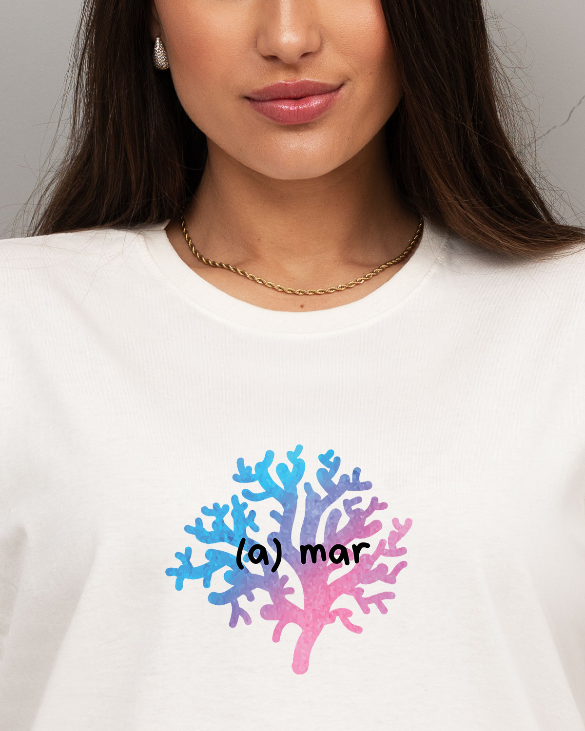 Camiseta Feminina (a) Mar Oceano