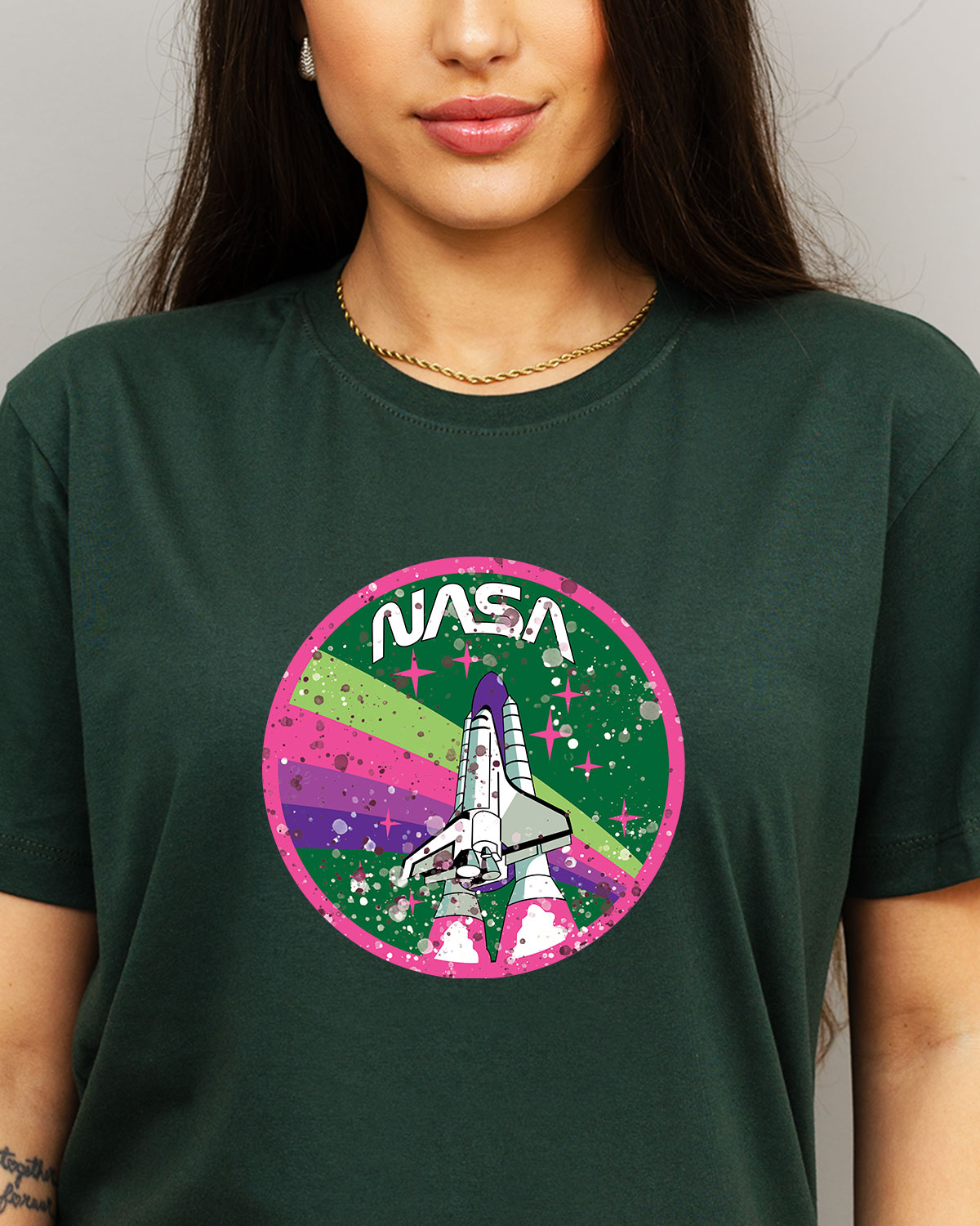 Camiseta Feminina Nasa