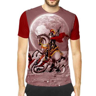 Camiseta Gola Careca Com Personalizacao