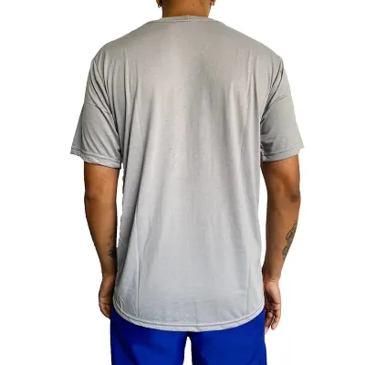 Camiseta Malha Fria Cinza Claro