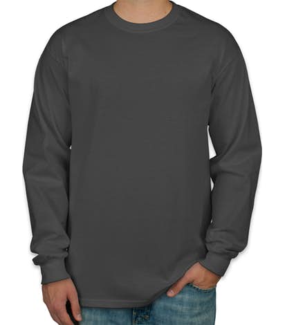 Camiseta Manga Longa Masculina Grafite Lisa