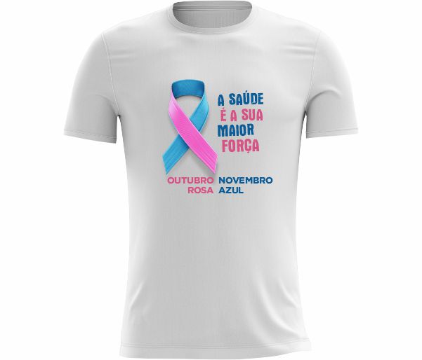Camiseta Outubro Rosa Novembro Azul 2