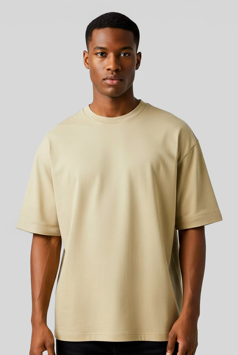 Camiseta Oversized Suedine Interlock Premium