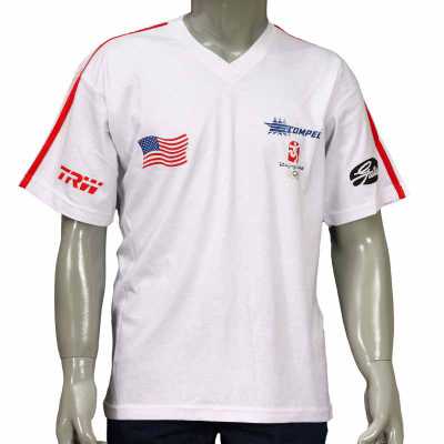 Camiseta personalizada com a arte da sua empresa
