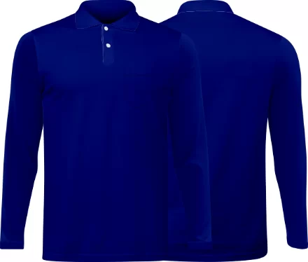 Camiseta Polo Azul Royal 5680 PV Manga longa