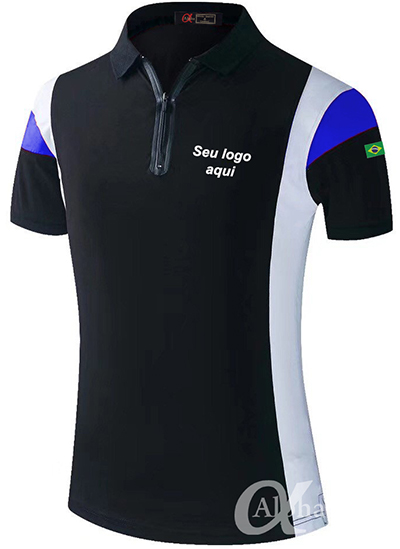 Camiseta polo bordada com a sua marca, modelo inspirado para gerar valor para a sua empresa - kit 10 pçs