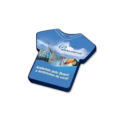Camiseta Prensada em Formato de Camiseta