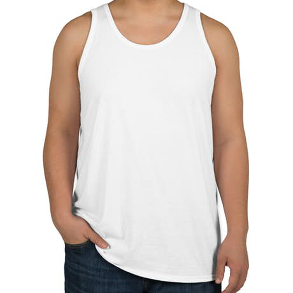 Camiseta Regata Masculina Branca Lisa
