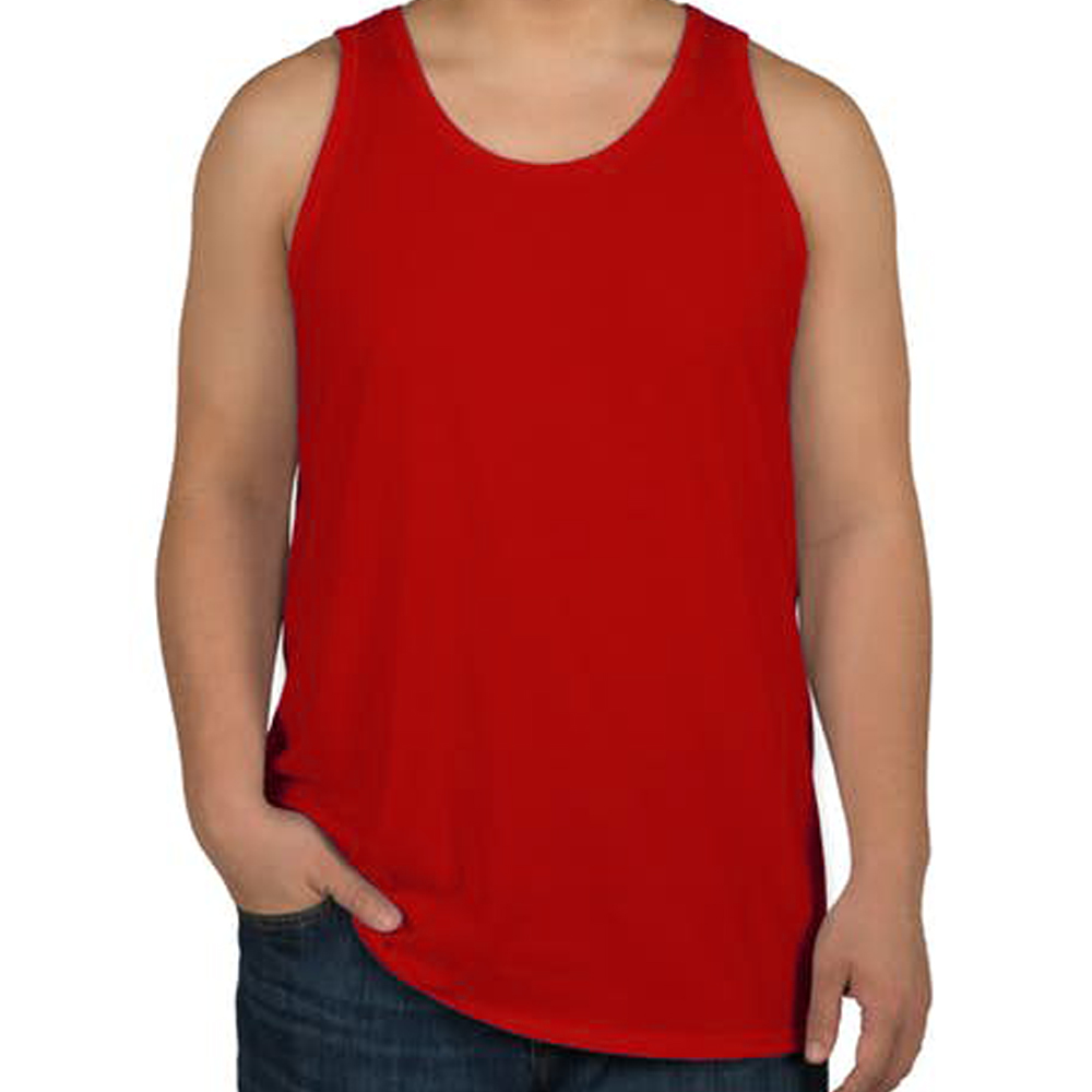 Camiseta Regata Masculina Vermelha Lisa