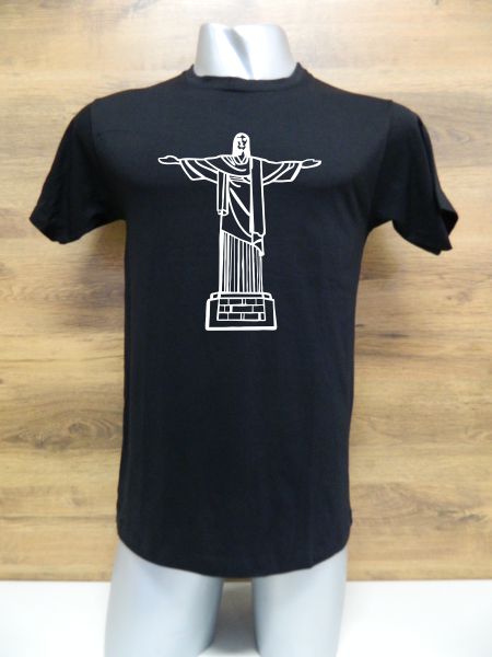 Camiseta Rio de Janeiro Cristo Redentor Copacabana Leblon Ipanema Flamengo