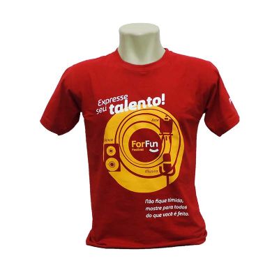 Camisetas Confeccionadas em Diversos Tecidos