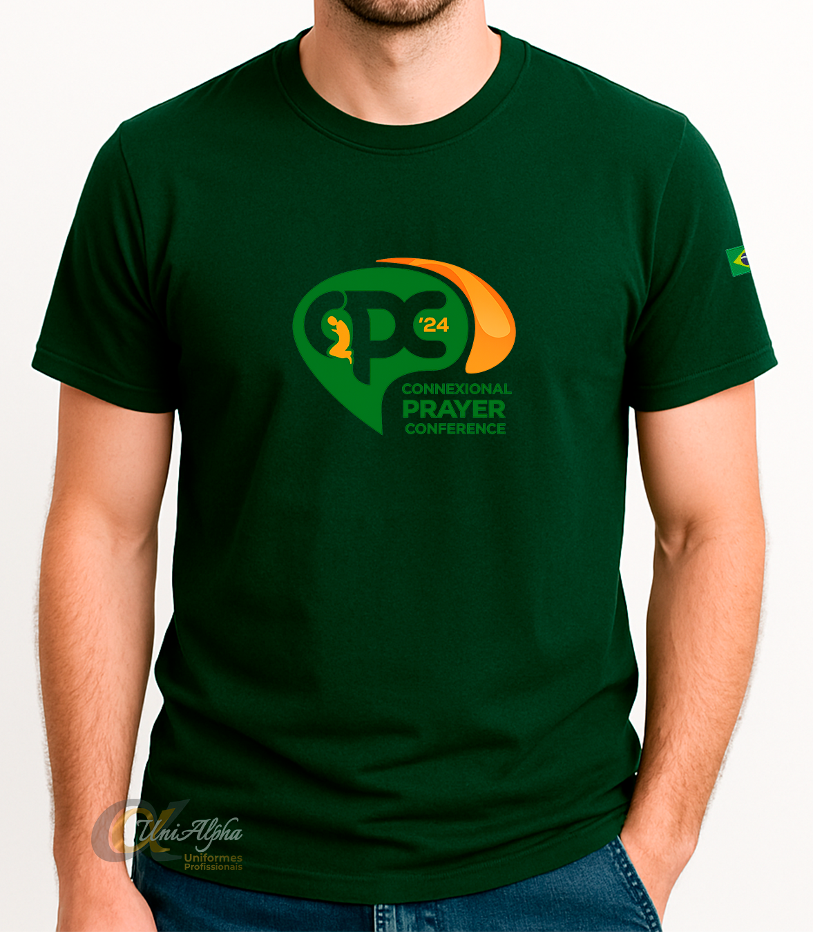 Camisetas Personalizadas para Uniformes Urgentes com Entrega Rápida - 10 pçs