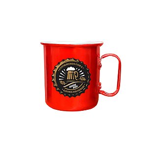 Caneca 117-S 345 ml Vermelho Verniz para Gravação Laser