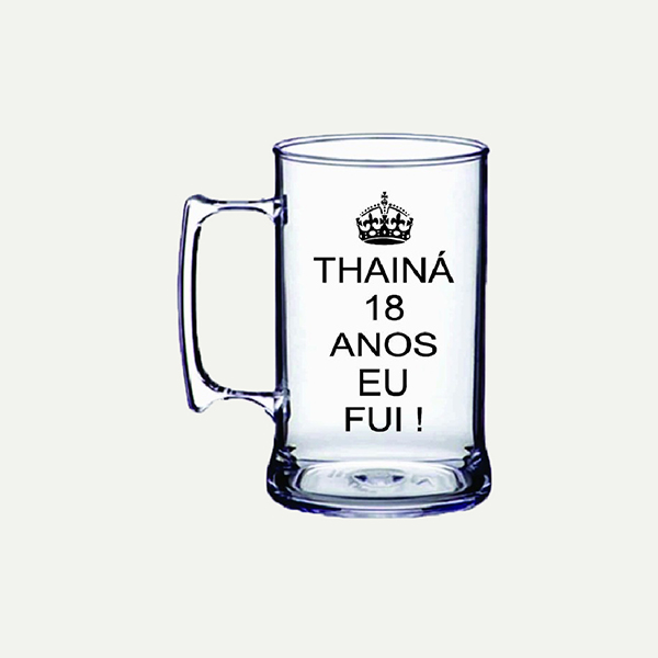 Caneca Acrílico