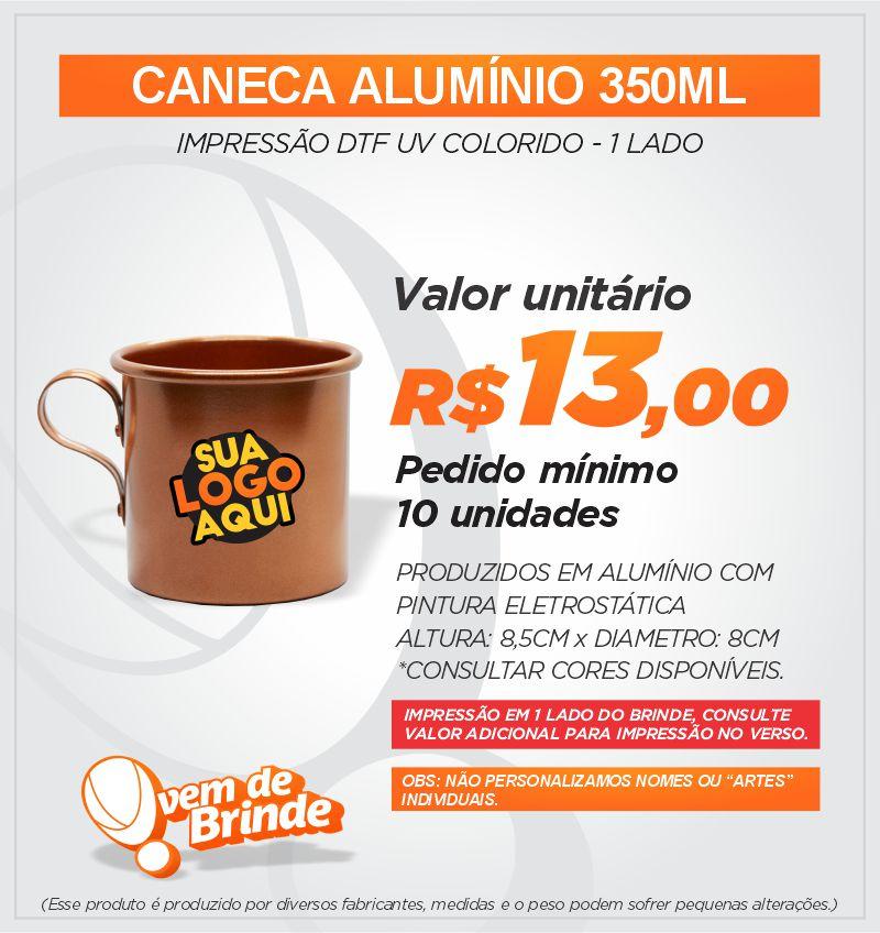 Caneca Aluminio 350ML