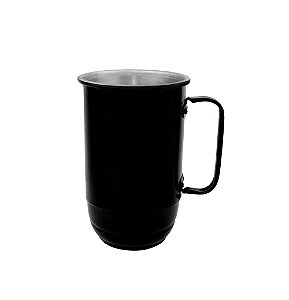 Caneca Alumínio Imperial 850 ml Preta Fosca