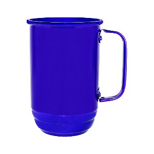 Caneca Alumínio Juvenil Preta Fosca 550 ml