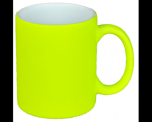 Caneca Cerâmica Color Fluor Neon