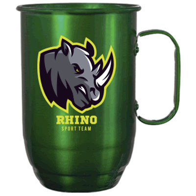 Caneca Colorida de Alumínio 850 ml