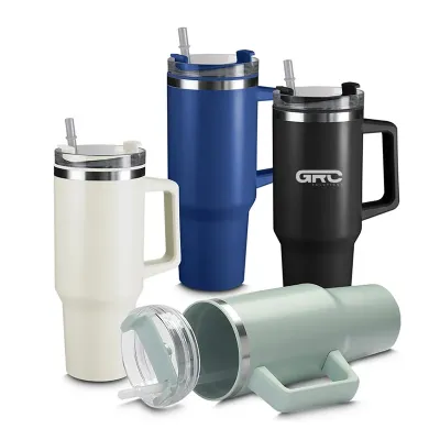 Caneca Com Tampa e Canudo 1 1l