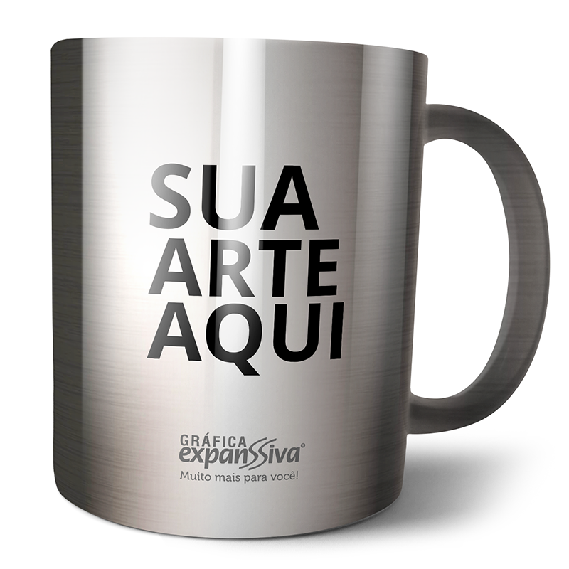Caneca Cromada Personalizada
