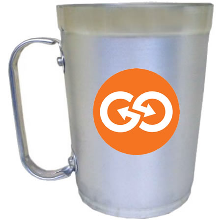 Caneca de Alumínio Personalizada 300 ml