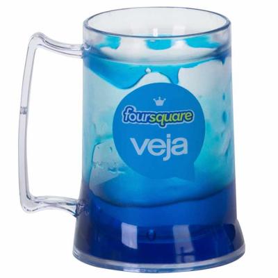 Caneca de Chopp Com Gel 500ml Material pp Tamanho Altura 135cm Diametro Boca 85cm Diamet