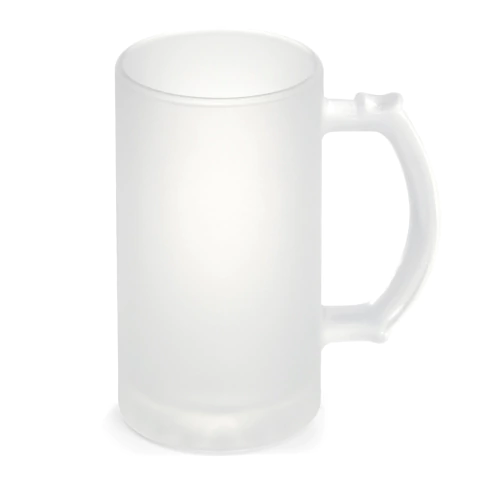 Caneca de Chopp de Vidro Jateado para Sublimação JKB - 475ml