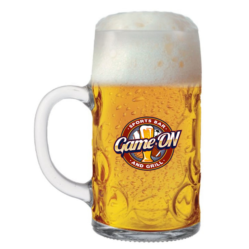 Caneca de Chopp de Vidro Personalizada Krug
