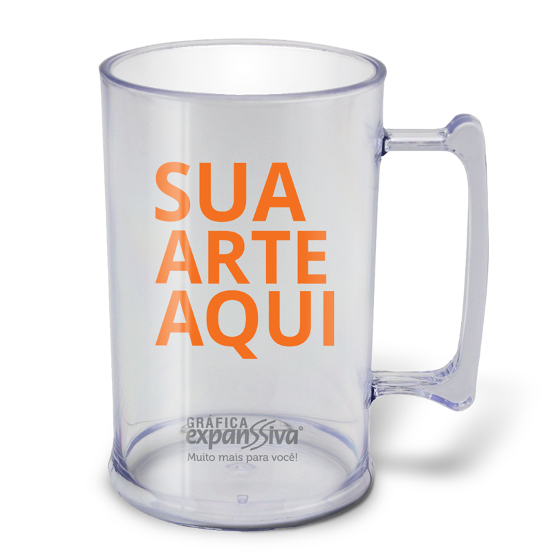Caneca de Chopp Personalizada - Transfer Laser
