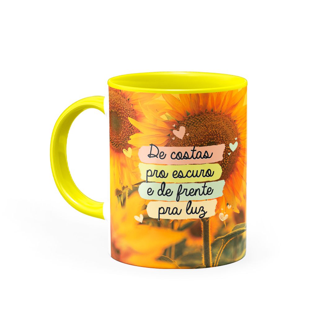 Caneca De costas pro escuro e de frente pra Luz • Canecas 24 Horas