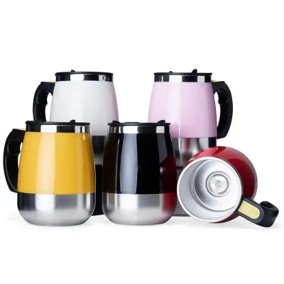 Caneca de Inox Com Misturador