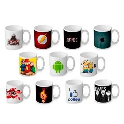 Caneca de porcelana 300 ml Personalizada para Brindes