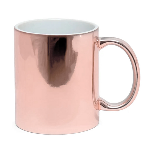 Caneca de Porcelana Cromada Personalizada 325ml