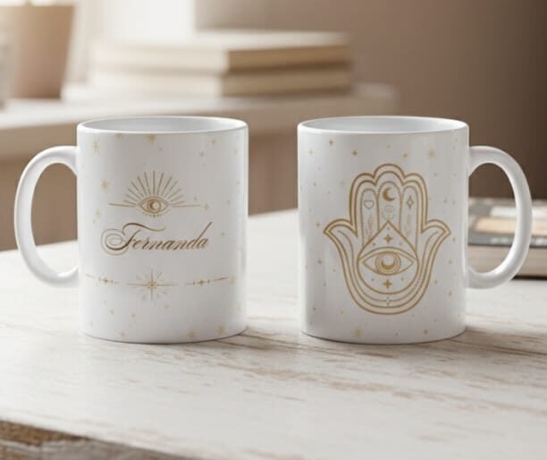Caneca de Porcelana Personalizada -