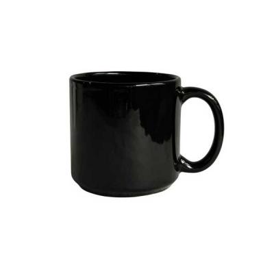 Caneca de Porcelana Preta Com 360 ml Personalizada