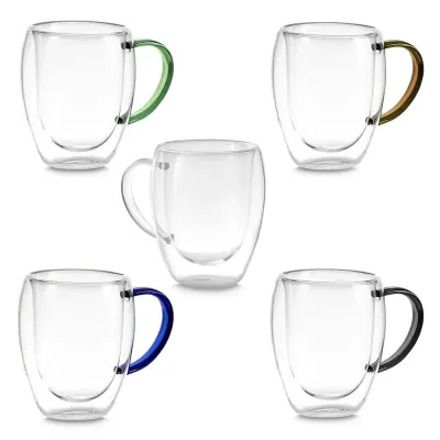 Caneca de Vidro Borossilicato 350ml