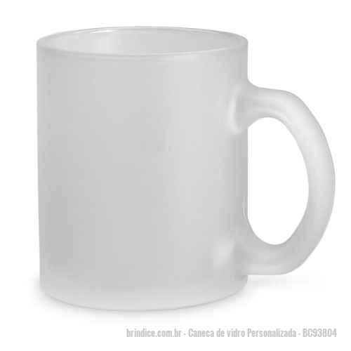 Caneca De Vidro Personalizada