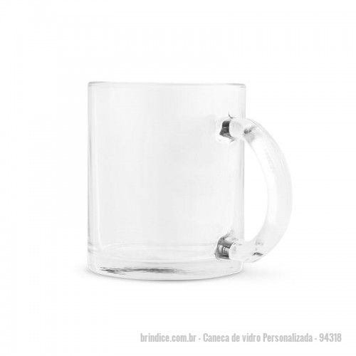 Caneca De Vidro Personalizada