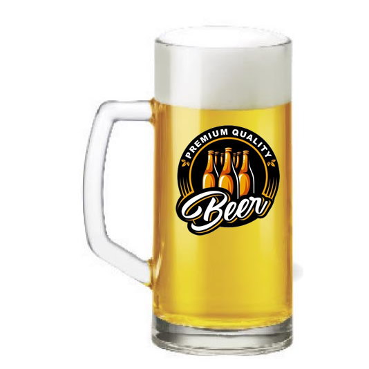 Caneca de Vidro Personalizada Berna 300 ml