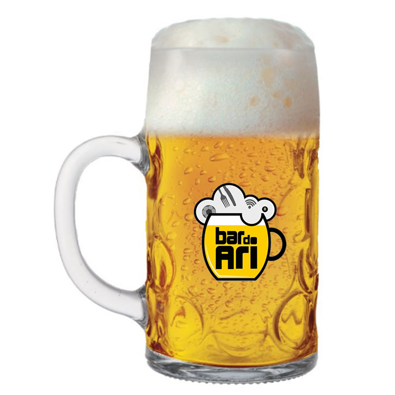 Caneca de Vidro Personalizada Krug